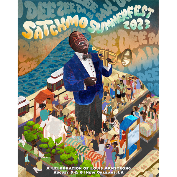2023 Satchmo SummerFest Poster