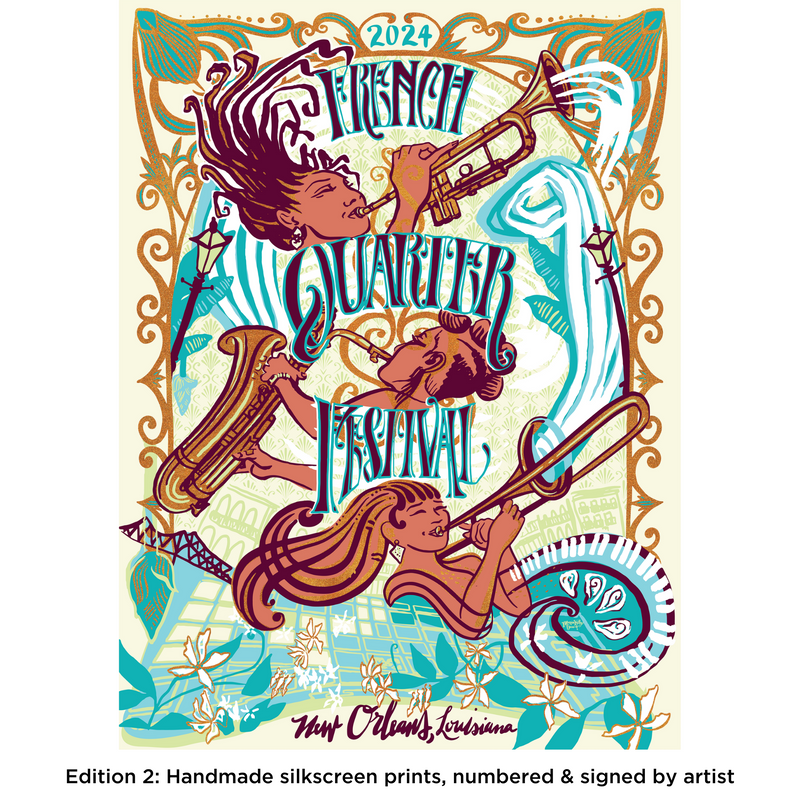 2025 French Quarter Festival Poster