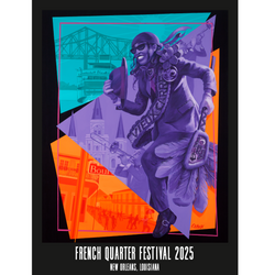 2025 French Quarter Festival Poster