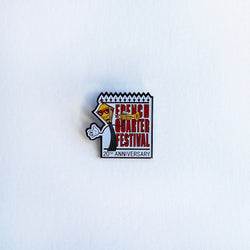 20th Anniversary French Quarter Festival Lapel Pin