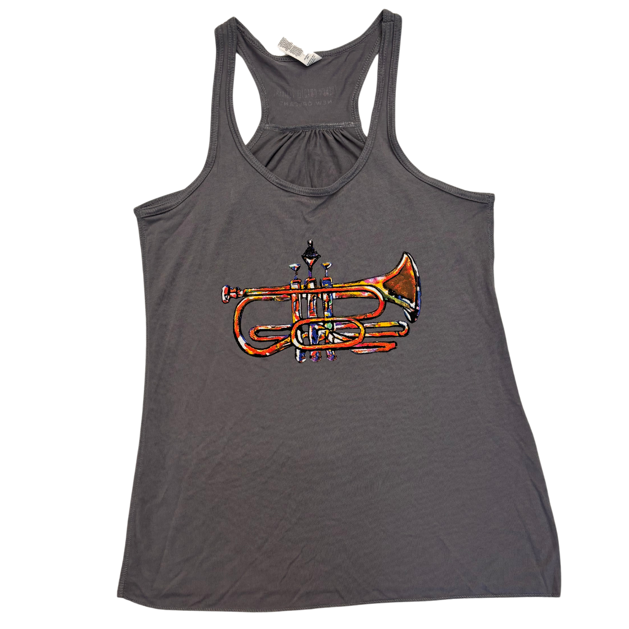 FQF 'Watercolor Trumpet' Racerback Tank Top