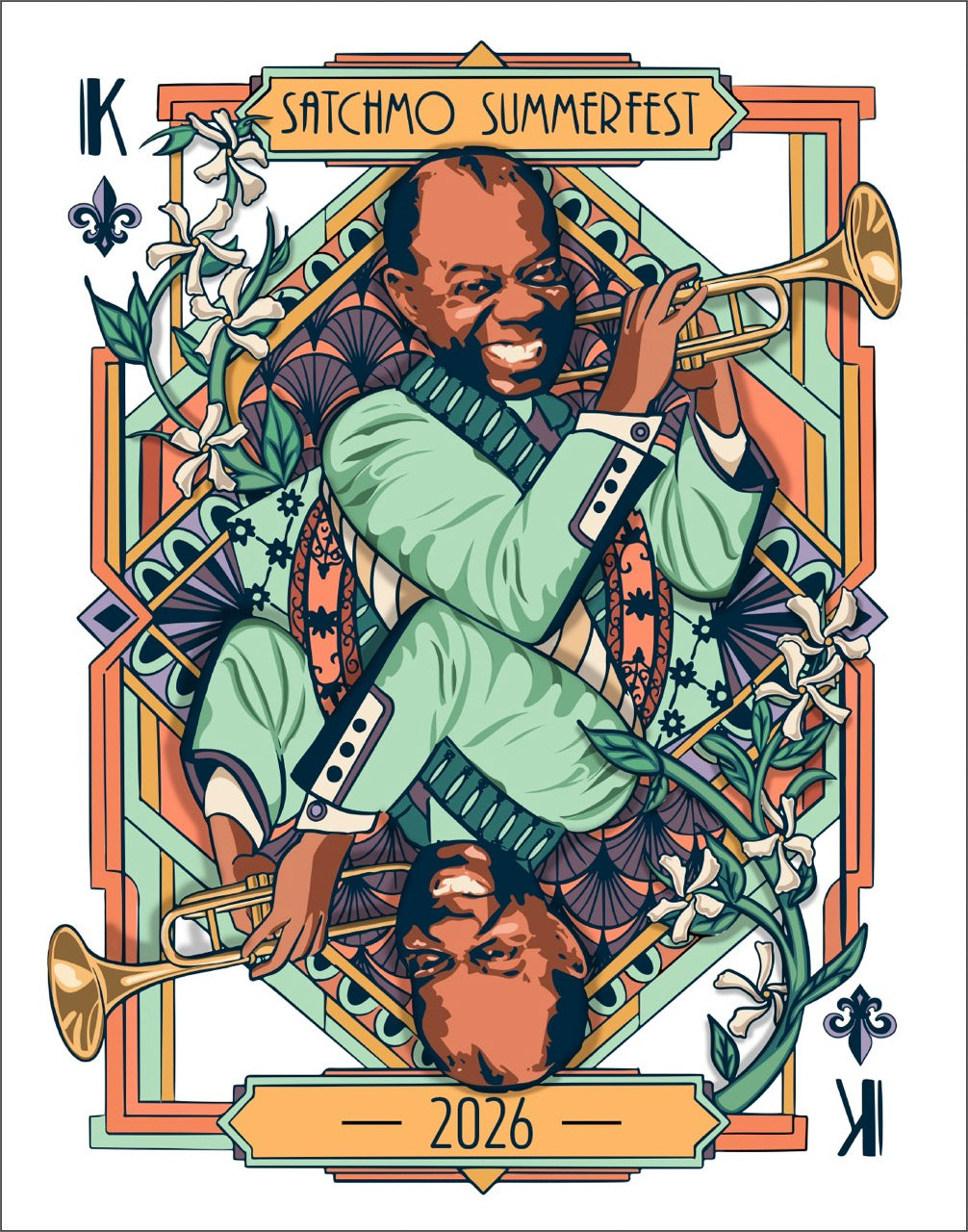 2026 Satchmo SummerFest Poster
