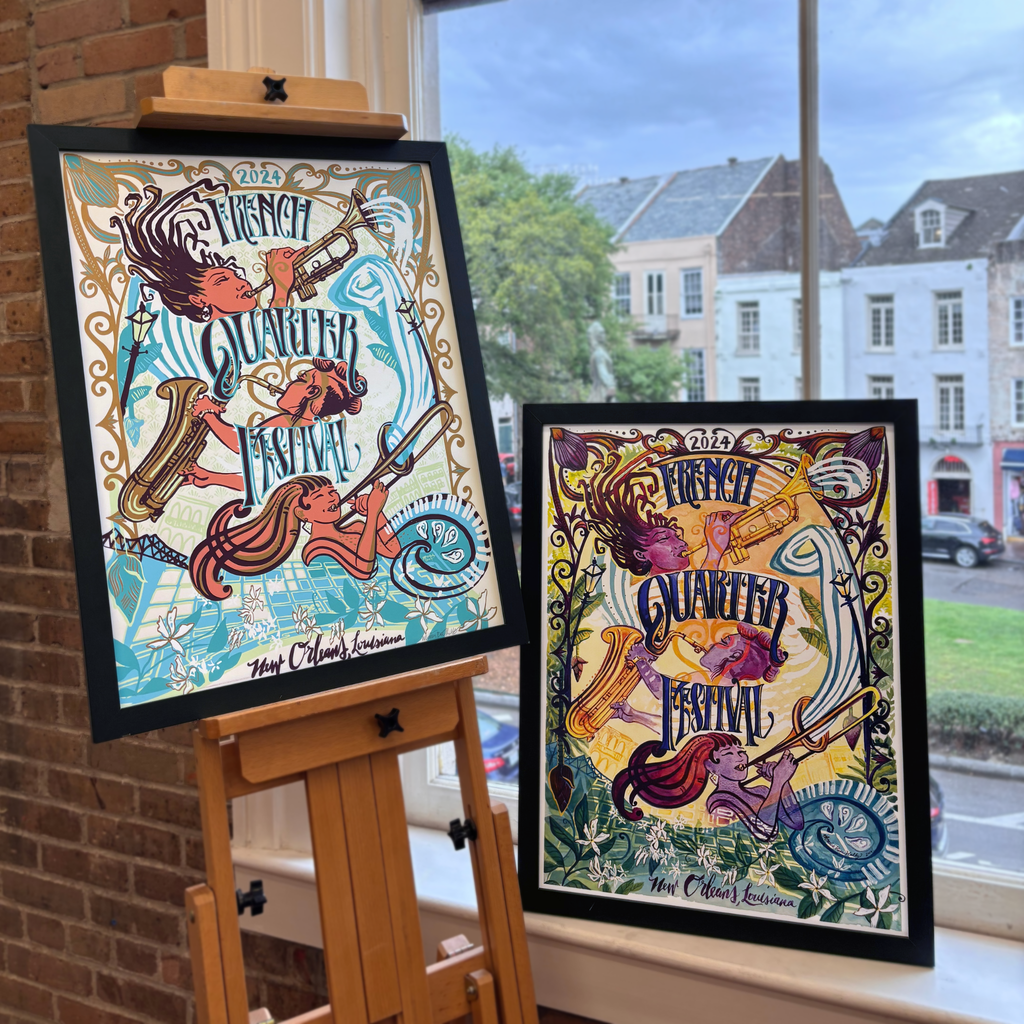 2024 French Quarter Festival Poster