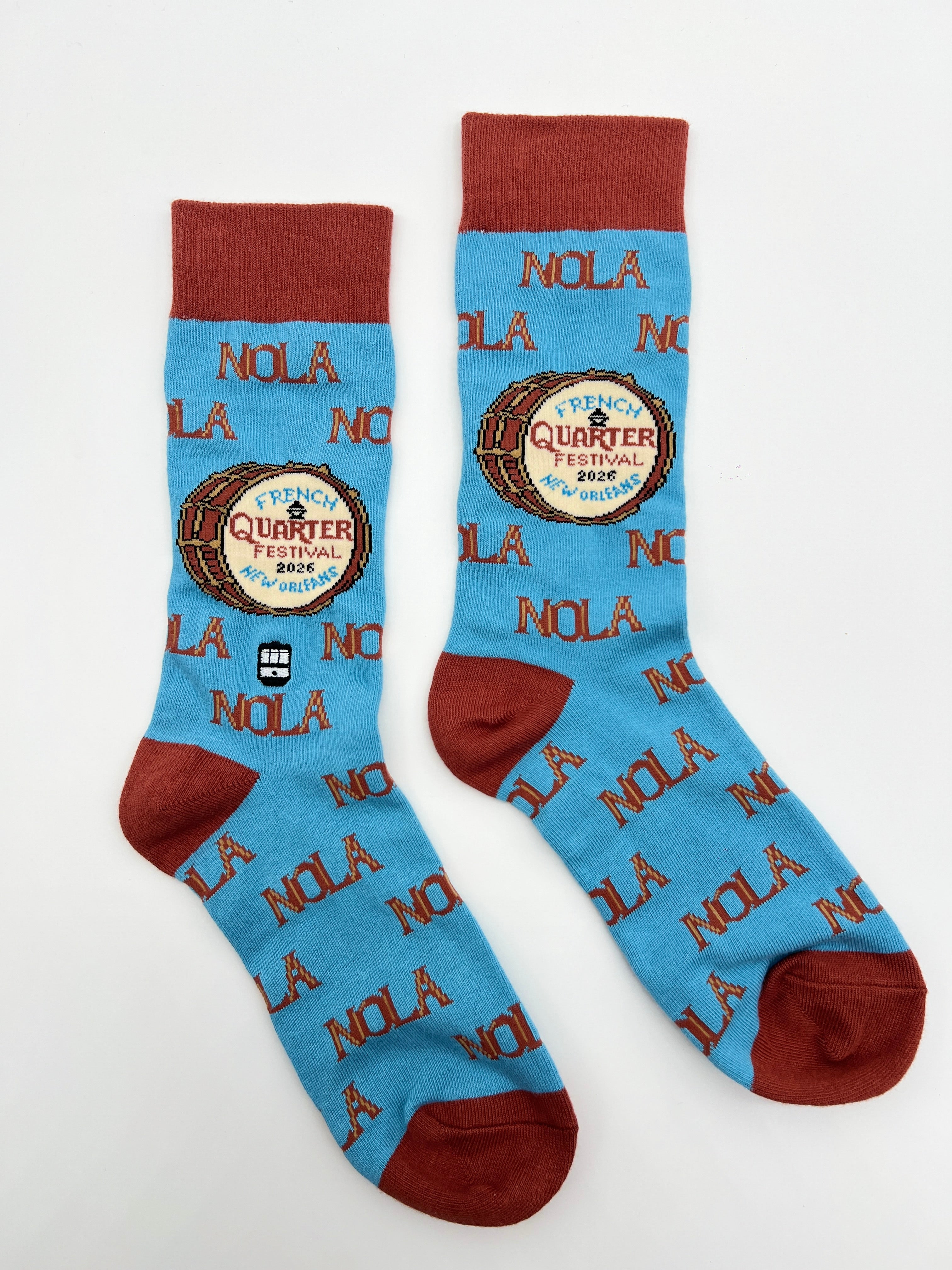 2026 French Quarter Fest Socks