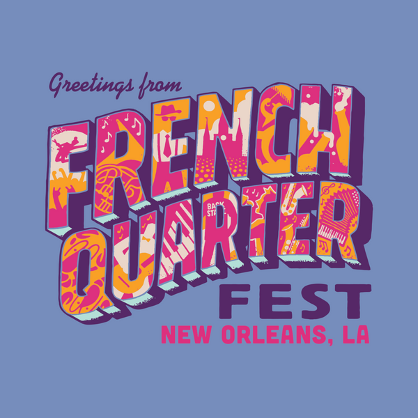 "Greetings from FQF" V-Neck T-Shirt