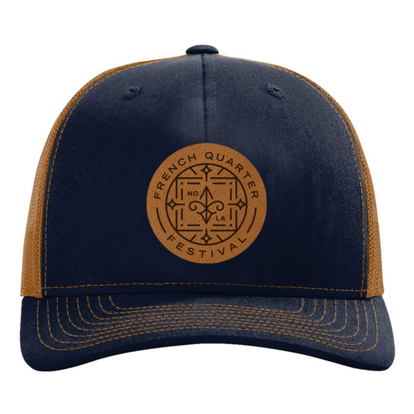 FQF Leather Patch Trucker Hat