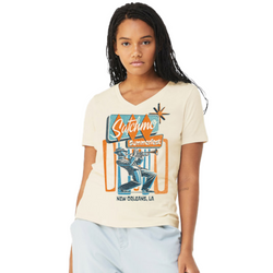 Satchmo SummerFest 'Atomic Age' V-Neck