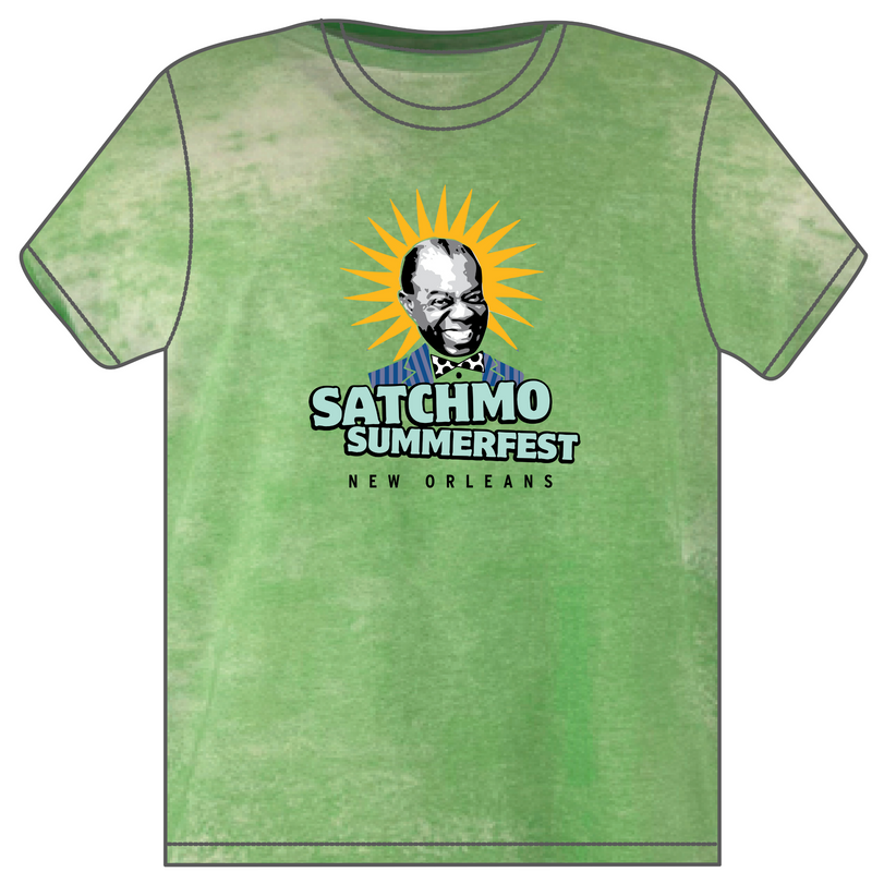 Satchmo SummerFest Logo T-Shirt – French Quarter Festivals, Inc.