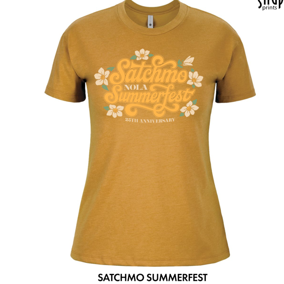 2025 Satchmo SummerFest Womens Tee