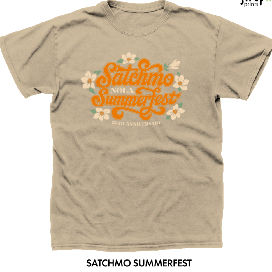 2025 Satchmo SummerFest Magnolia Unisex T-Shirt