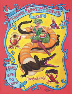 2020 French Quarter Festival Poster