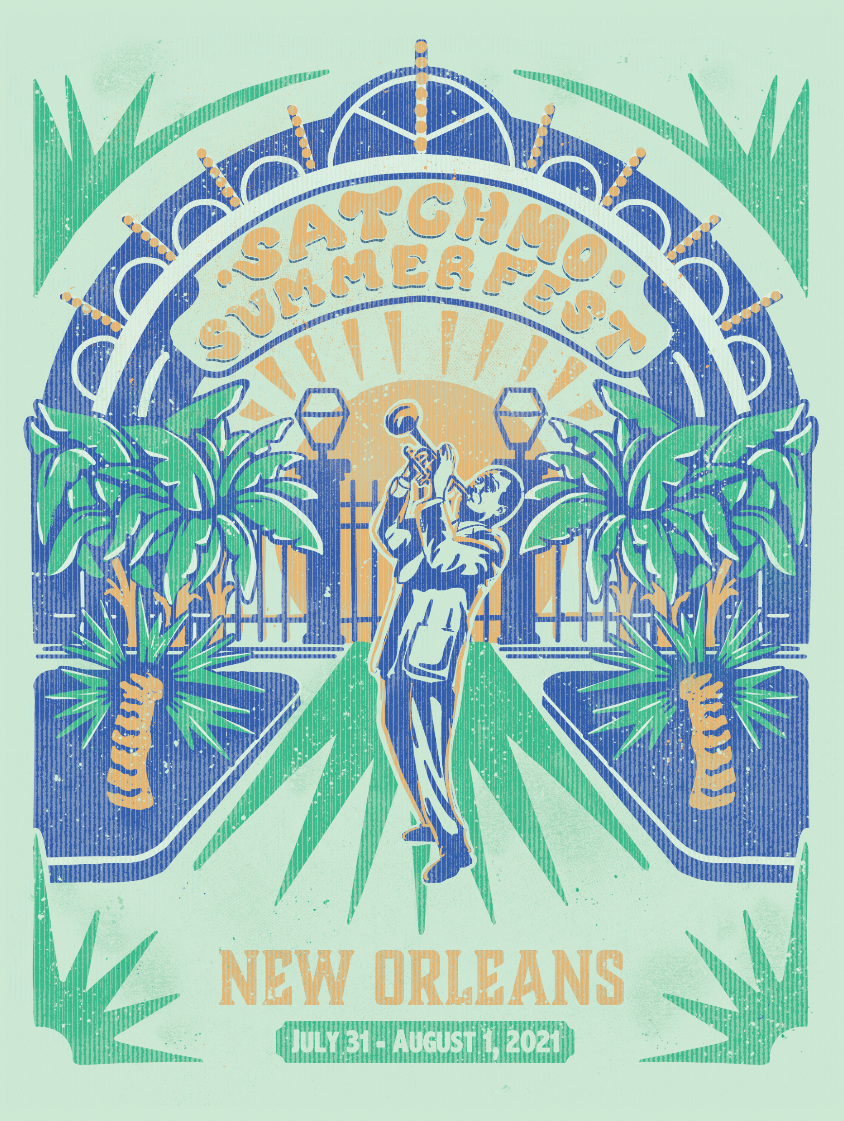 2021 Satchmo SummerFest Poster