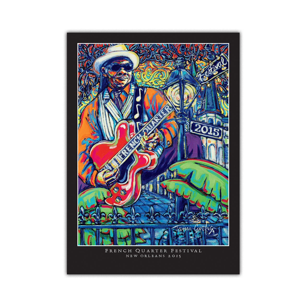 2015 French Quarter Festival Poster - Front
