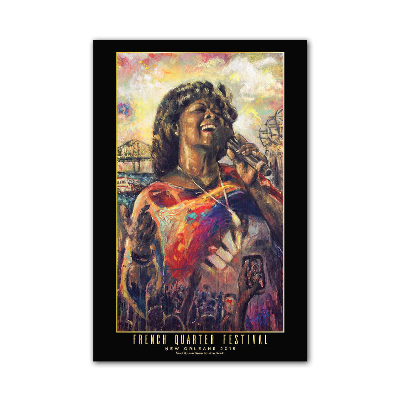 2019 French Quarter Festival Poster - Front